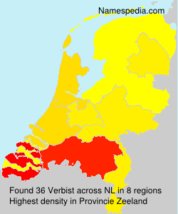 Surname Verbist in Netherlands Surname Verbist in Netherlands
