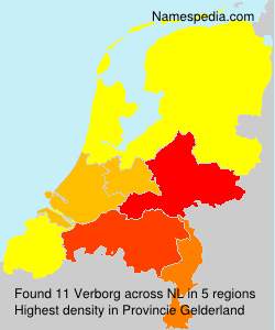 Surname Verborg in Netherlands Surname Verborg in Netherlands