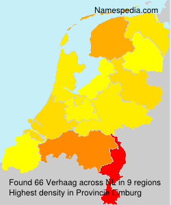 Surname Verhaag in Netherlands Surname Verhaag in Netherlands
