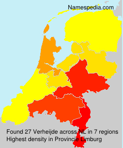Surname Verheijde in Netherlands Surname Verheijde in Netherlands