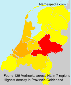 Surname Verhoeks in Netherlands Surname Verhoeks in Netherlands