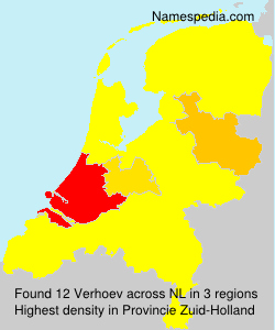Surname Verhoev in Netherlands Surname Verhoev in Netherlands