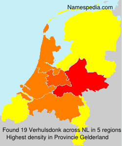 Surname Verhulsdonk in Netherlands Surname Verhulsdonk in Netherlands