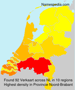 Surname Verkaart in Netherlands Surname Verkaart in Netherlands