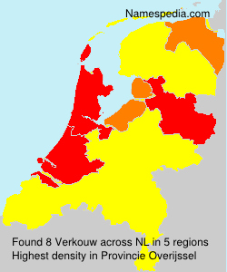 Surname Verkouw in Netherlands Surname Verkouw in Netherlands