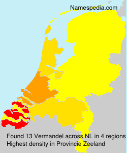 Surname Vermandel in Netherlands Surname Vermandel in Netherlands
