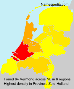 Surname Vermond in Netherlands Surname Vermond in Netherlands