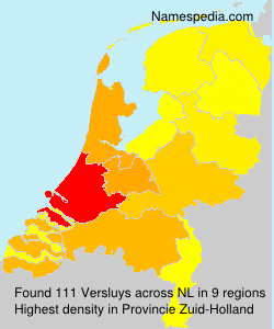 Surname Versluys in Netherlands Surname Versluys in Netherlands