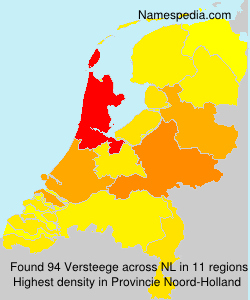 Surname Versteege in Netherlands Surname Versteege in Netherlands