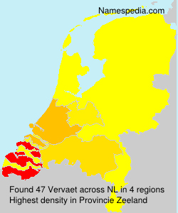 Surname Vervaet in Netherlands Surname Vervaet in Netherlands