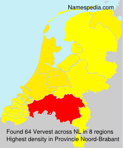 Surname Vervest in Netherlands Surname Vervest in Netherlands