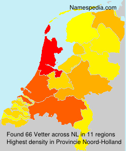 Surname Vetter in Netherlands Surname Vetter in Netherlands