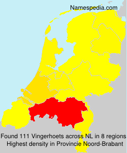 Surname Vingerhoets in Netherlands Surname Vingerhoets in Netherlands