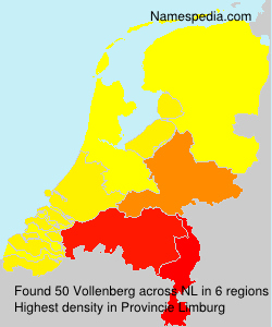Surname Vollenberg in Netherlands Surname Vollenberg in Netherlands