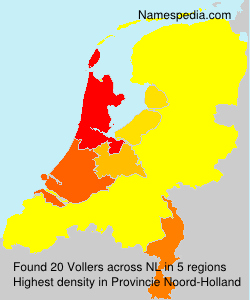 Surname Vollers in Netherlands Surname Vollers in Netherlands