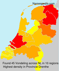 Surname Vondeling in Netherlands Surname Vondeling in Netherlands