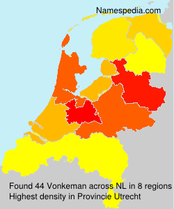 Surname Vonkeman in Netherlands Surname Vonkeman in Netherlands