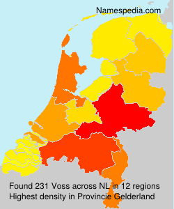 Surname Voss in Netherlands Surname Voss in Netherlands