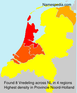 Surname Vredeling in Netherlands Surname Vredeling in Netherlands