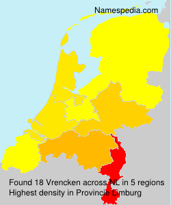 Surname Vrencken in Netherlands Surname Vrencken in Netherlands