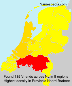 Surname Vriends in Netherlands Surname Vriends in Netherlands