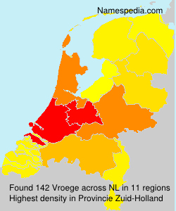 Surname Vroege in Netherlands Surname Vroege in Netherlands