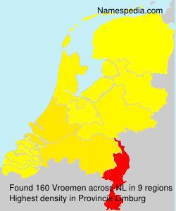 Surname Vroemen in Netherlands Surname Vroemen in Netherlands