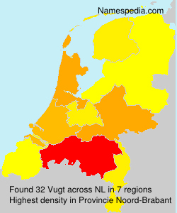 Surname Vugt in Netherlands