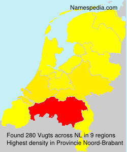Surname Vugts in Netherlands Surname Vugts in Netherlands