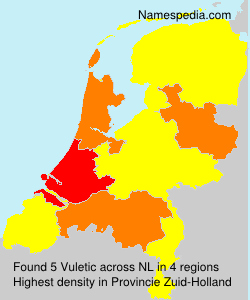 Surname Vuletic in Netherlands Surname Vuletic in Netherlands