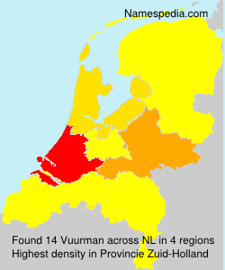 Surname Vuurman in Netherlands Surname Vuurman in Netherlands