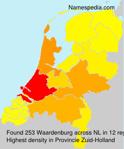 Surname Waardenburg in Netherlands Surname Waardenburg in Netherlands