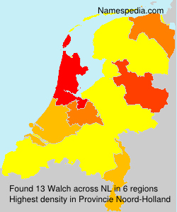Surname Walch in Netherlands Surname Walch in Netherlands