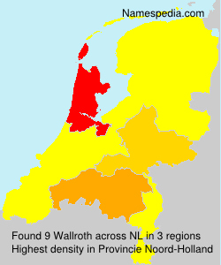 Surname Wallroth in Netherlands Surname Wallroth in Netherlands