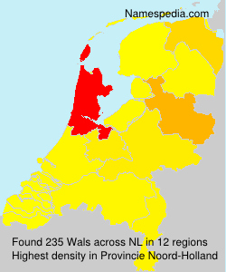 Surname Wals in Netherlands Surname Wals in Netherlands