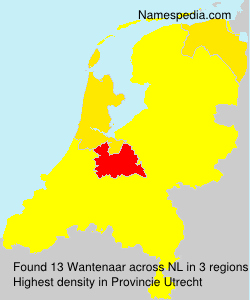 Surname Wantenaar in Netherlands Surname Wantenaar in Netherlands