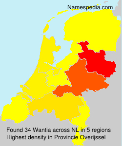 Surname Wantia in Netherlands Surname Wantia in Netherlands