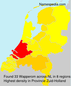 Surname Wapperom in Netherlands Surname Wapperom in Netherlands