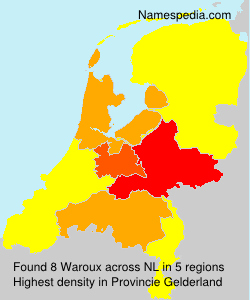 Surname Waroux in Netherlands