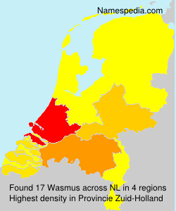 Surname Wasmus in Netherlands Surname Wasmus in Netherlands