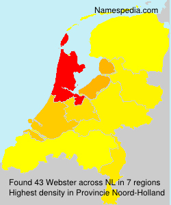 Surname Webster in Netherlands Surname Webster in Netherlands