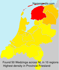Surname Wedzinga in Netherlands Surname Wedzinga in Netherlands