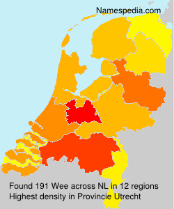 Surname Wee in Netherlands Surname Wee in Netherlands