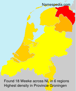 Surname Weeke in Netherlands Surname Weeke in Netherlands