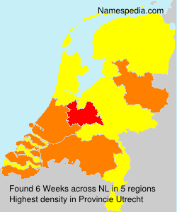 Surname Weeks in Netherlands Surname Weeks in Netherlands