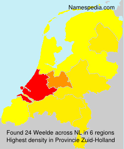 Surname Weelde in Netherlands Surname Weelde in Netherlands