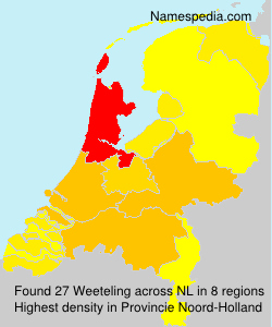 Surname Weeteling in Netherlands Surname Weeteling in Netherlands