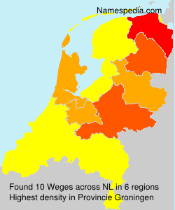 Surname Weges in Netherlands Surname Weges in Netherlands