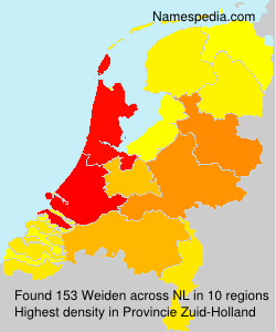 Surname Weiden in Netherlands Surname Weiden in Netherlands