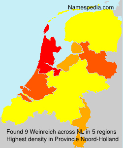 Surname Weinreich in Netherlands Surname Weinreich in Netherlands